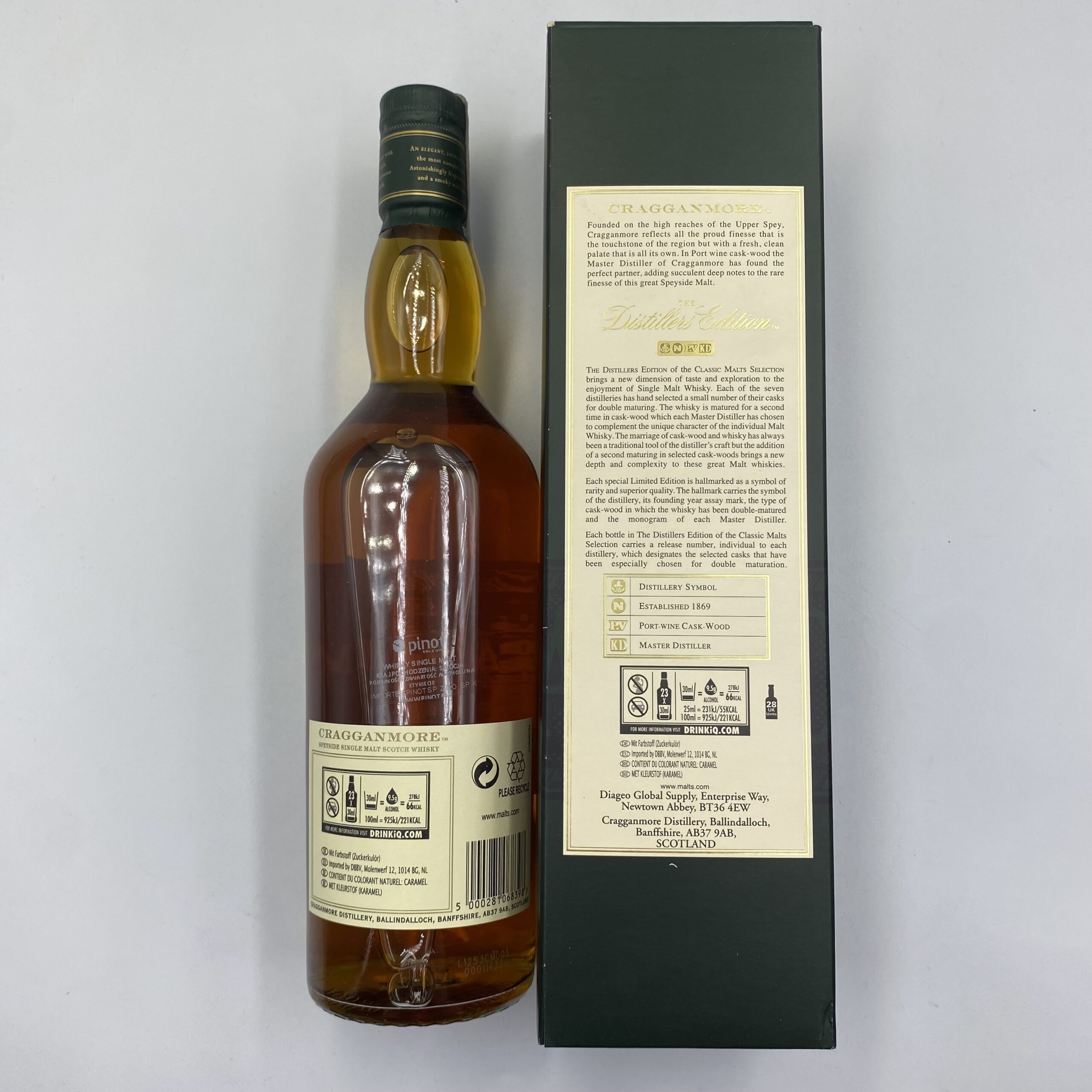 CRAGGANMORE DISTILLERS EDITION 2021 40% 0,7L