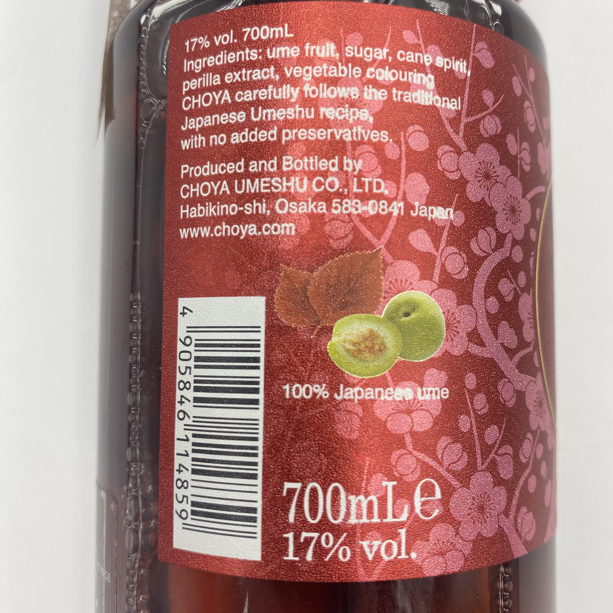 LIKIER THE CHOYA EXTRA SHISO 17% 0,7L