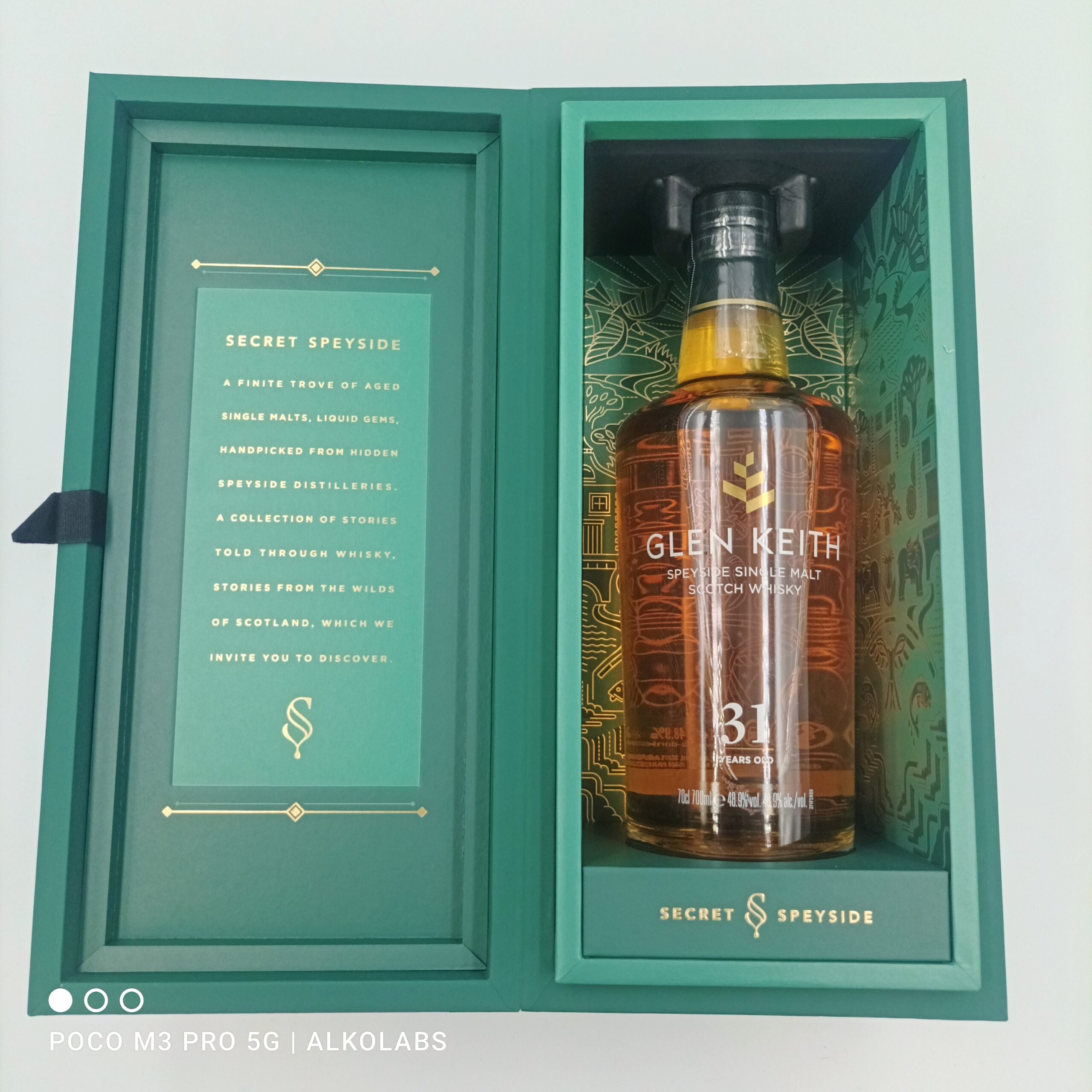 SECRET SPEYSIDE II GLEN KEITH 31YO 48,9% 0,7L