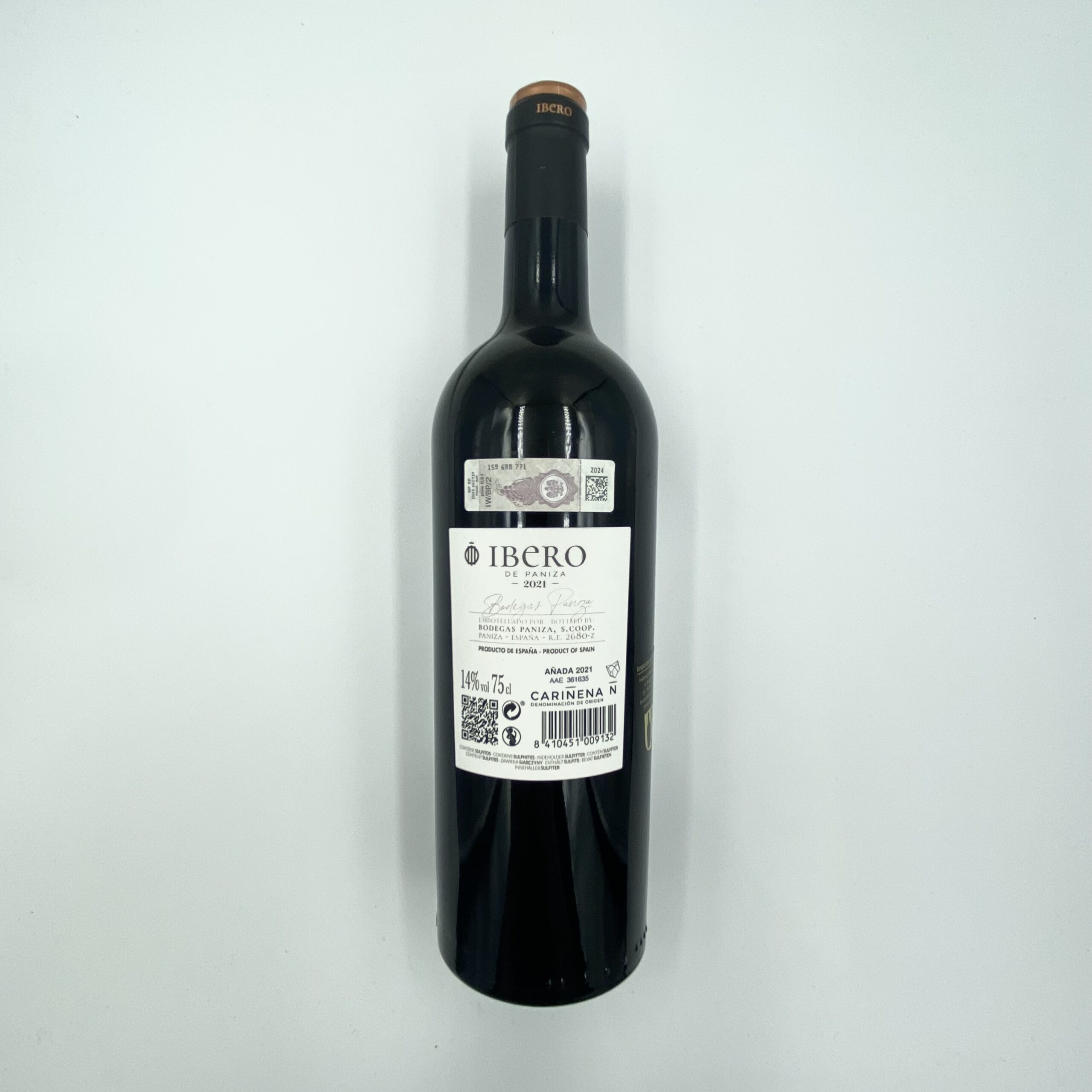 IBERO DE PANIZA CRIANZA 2021 - SPAIN - RED - DRY - 14% 0,75L
