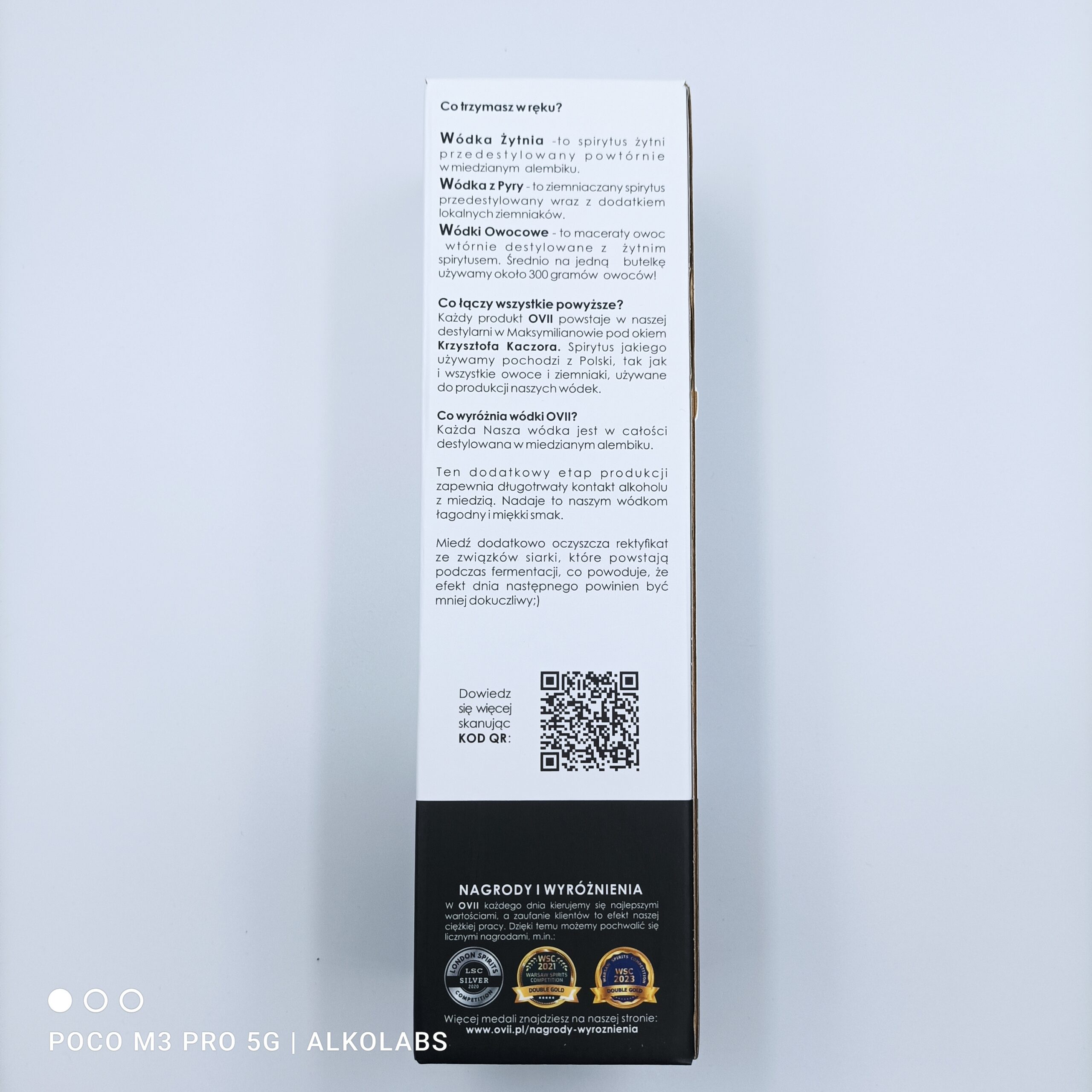 OVII WÓDKA Z CZARNEJ PORZECZKI 40% 0,7 L