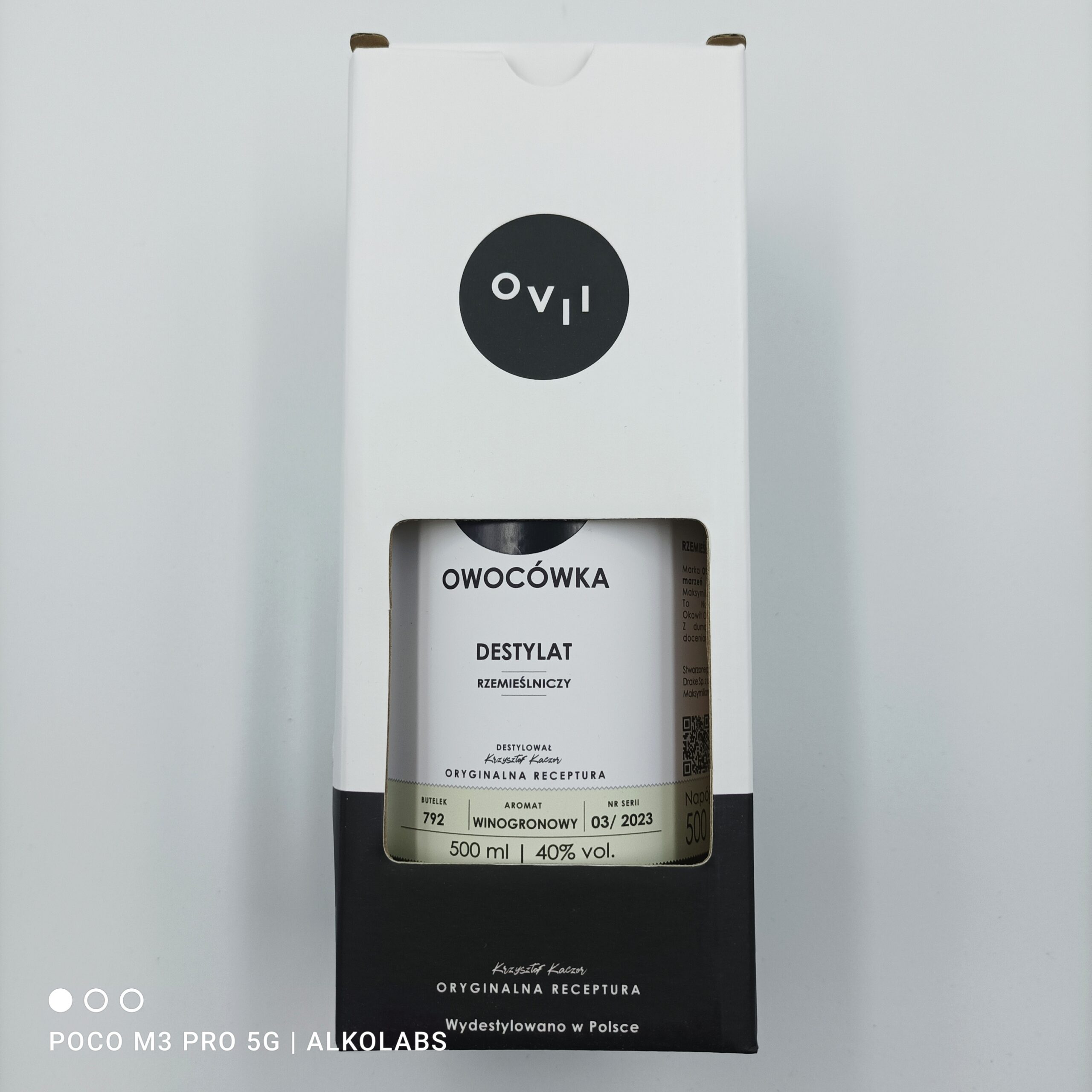 OVII DESTYLAT OWOCÓWKA 40% 0,5 L