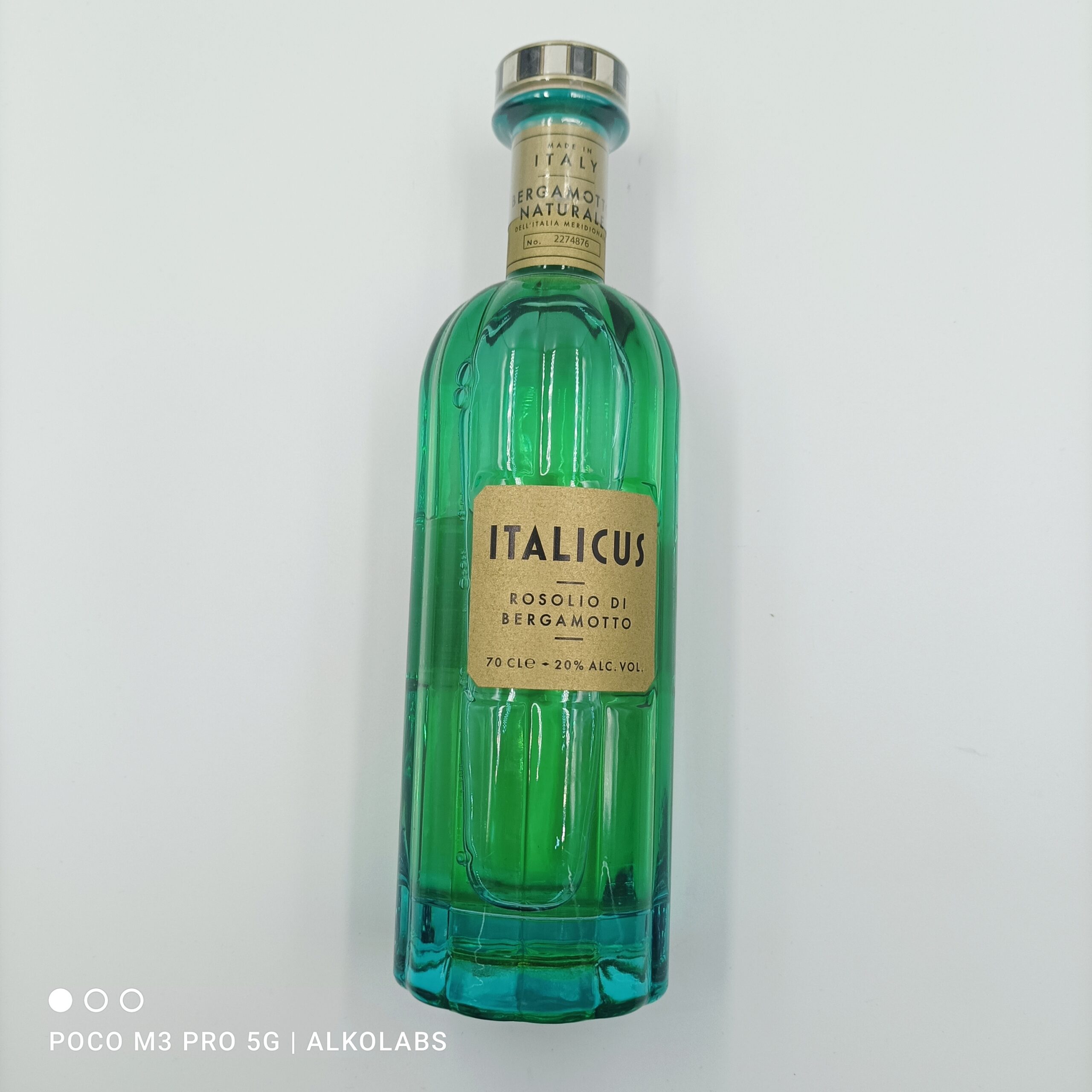 ITALICUS ROSOLIO DI BERGAMOTTO 20% 0,7L
