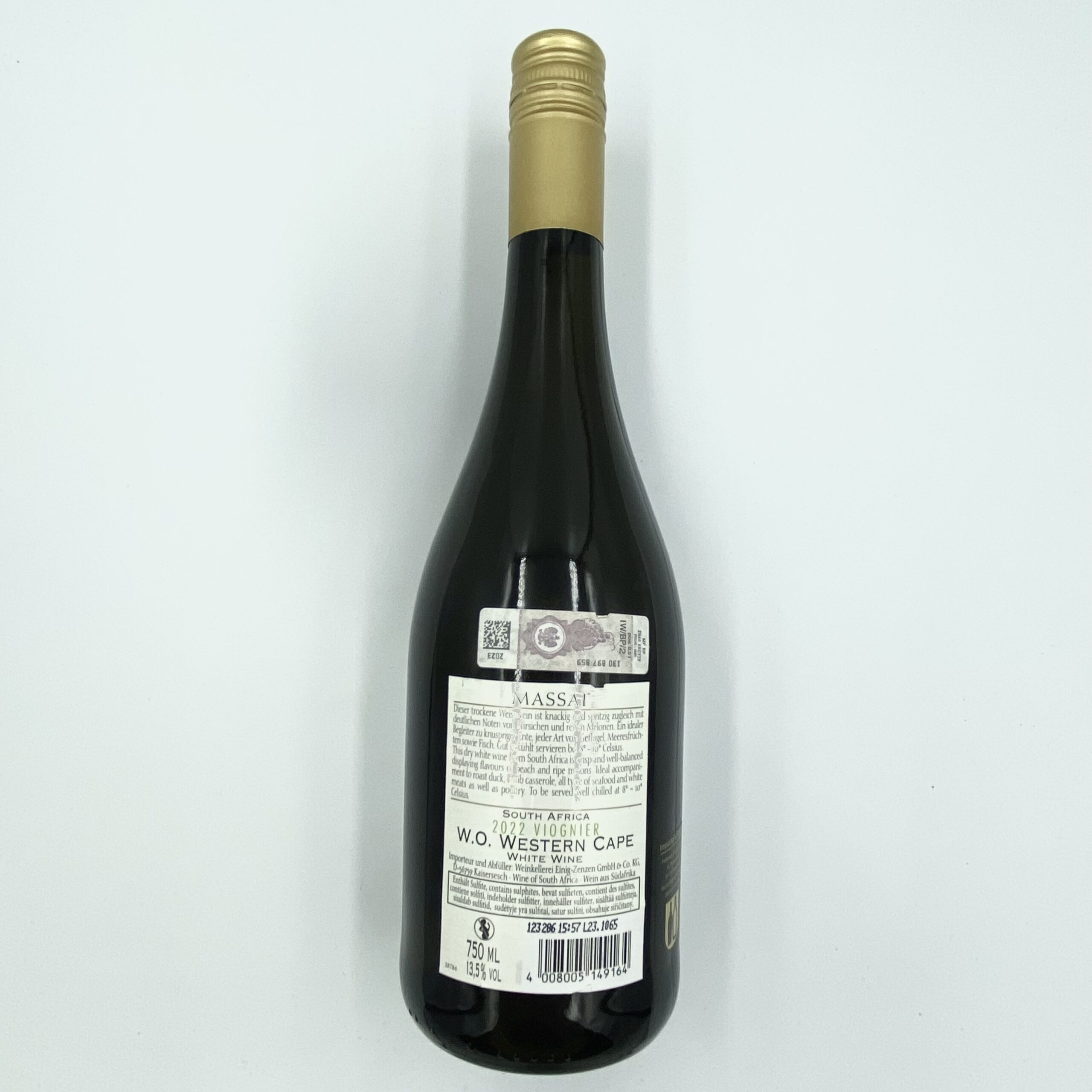 MASSAI VIOGNIER - RPA - WHITE - DRY - 13,5% 0,75L