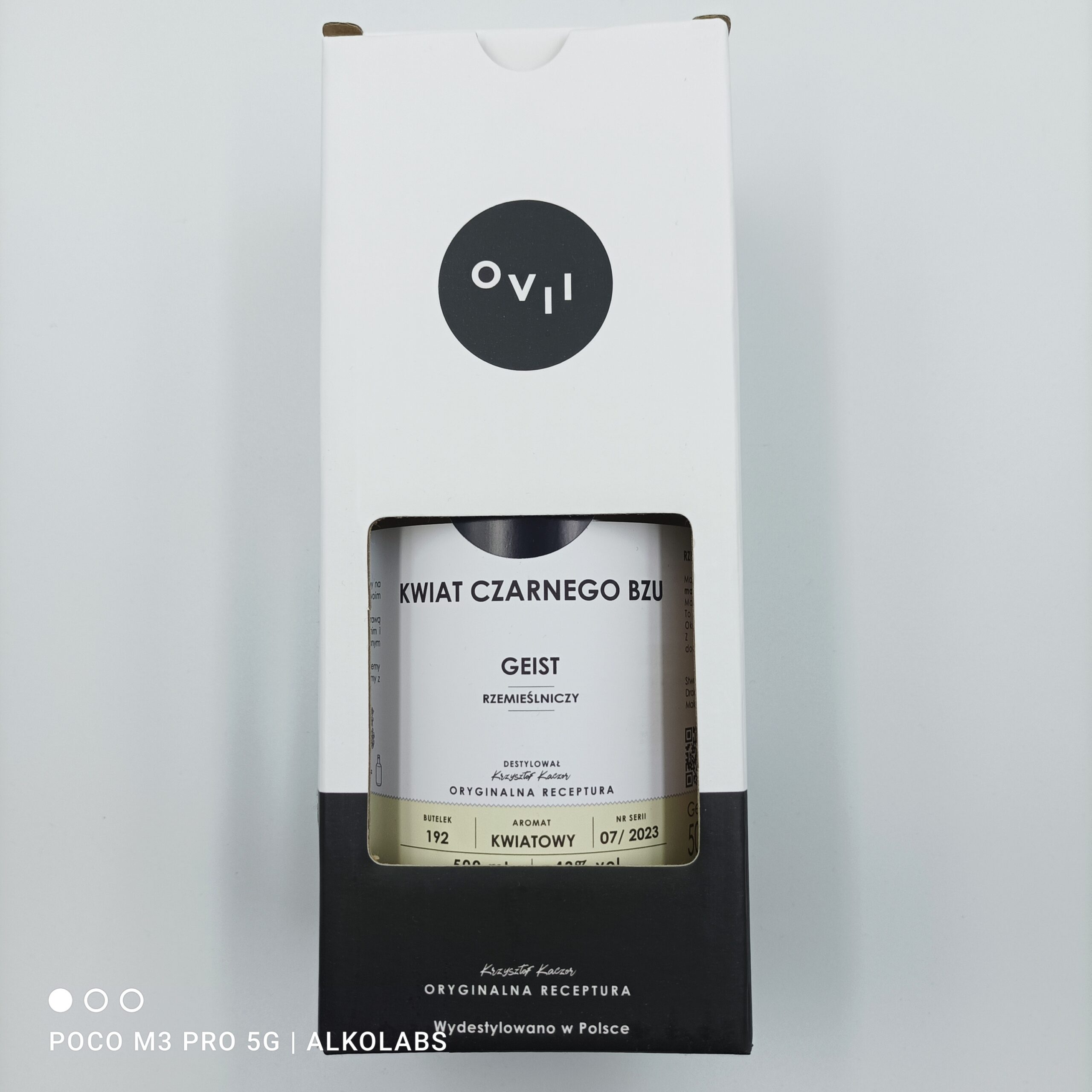 OVII GEIST Z KWIATÓW BZU 43% 0,5 L