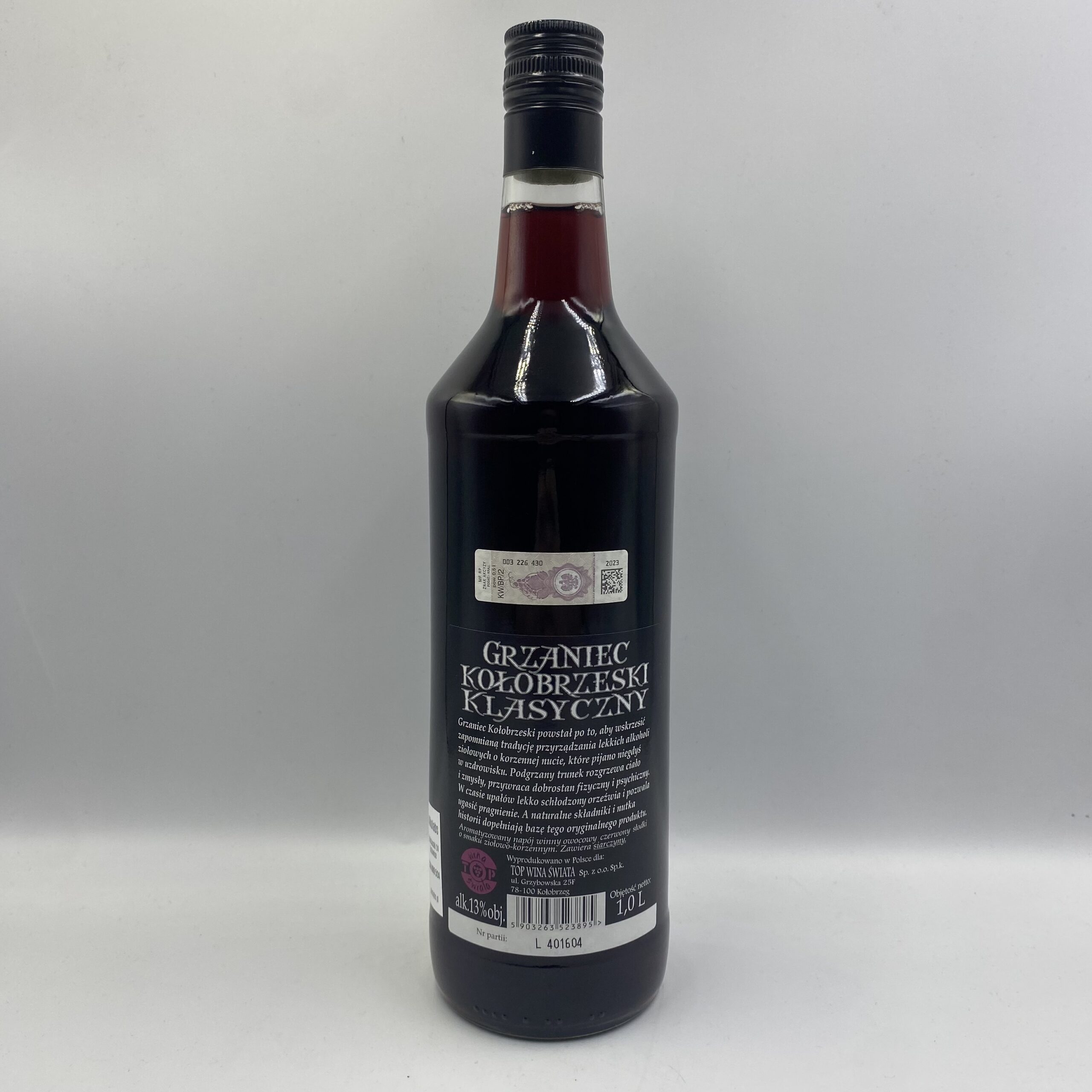 GRZANIEC KOŁOBRZESKI KLASYCZNY 13% 1L