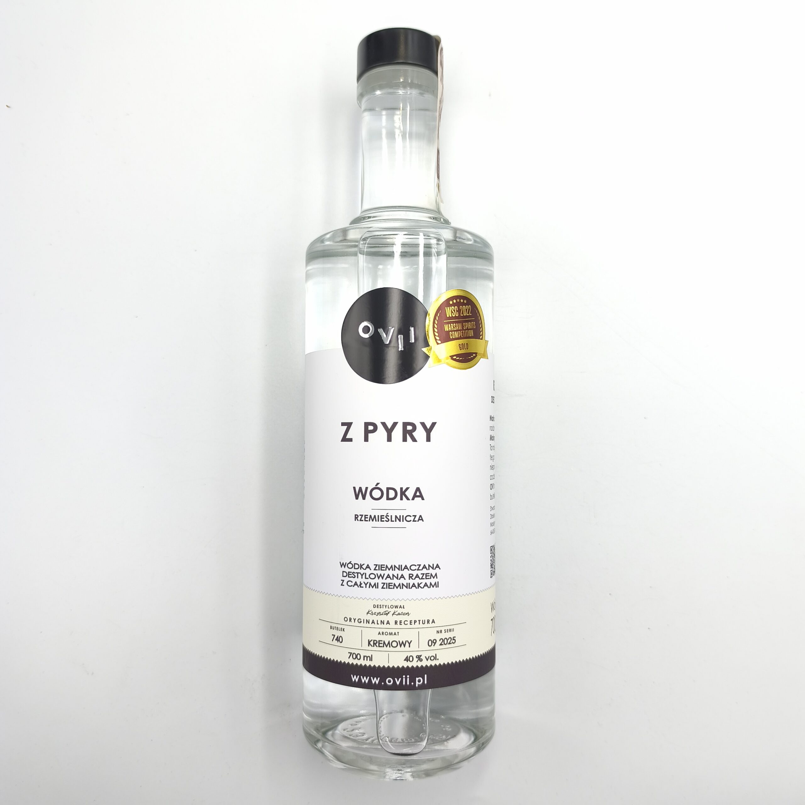 OVII WÓDKA Z PYRY 40% 0,7L