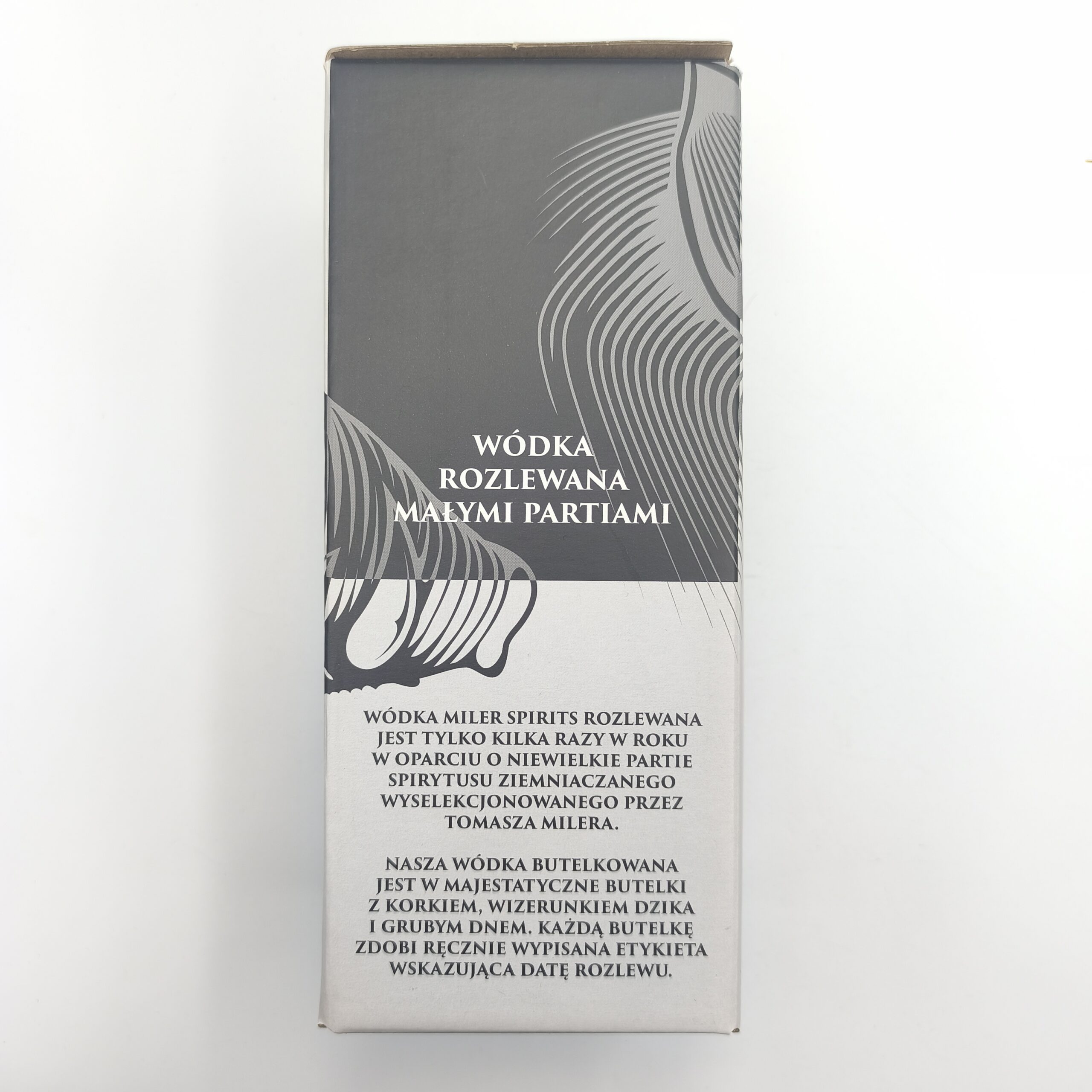 WÓDKA Z ZIEMNIAKÓW MILER SPIRITS 42% 0,7L