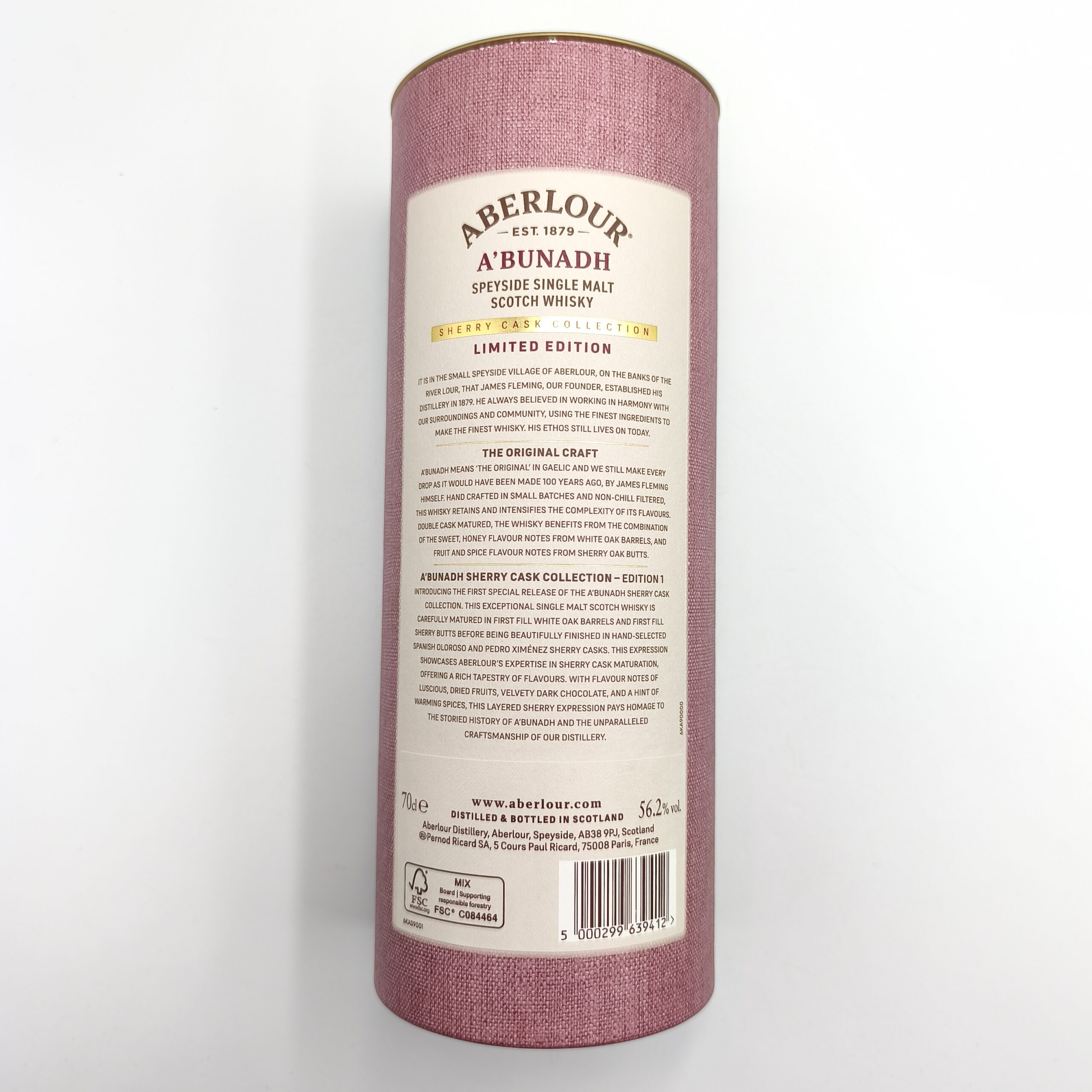 ABERLOUR A'BUNADH LE SHERRY CASK 56,2% 0,7L