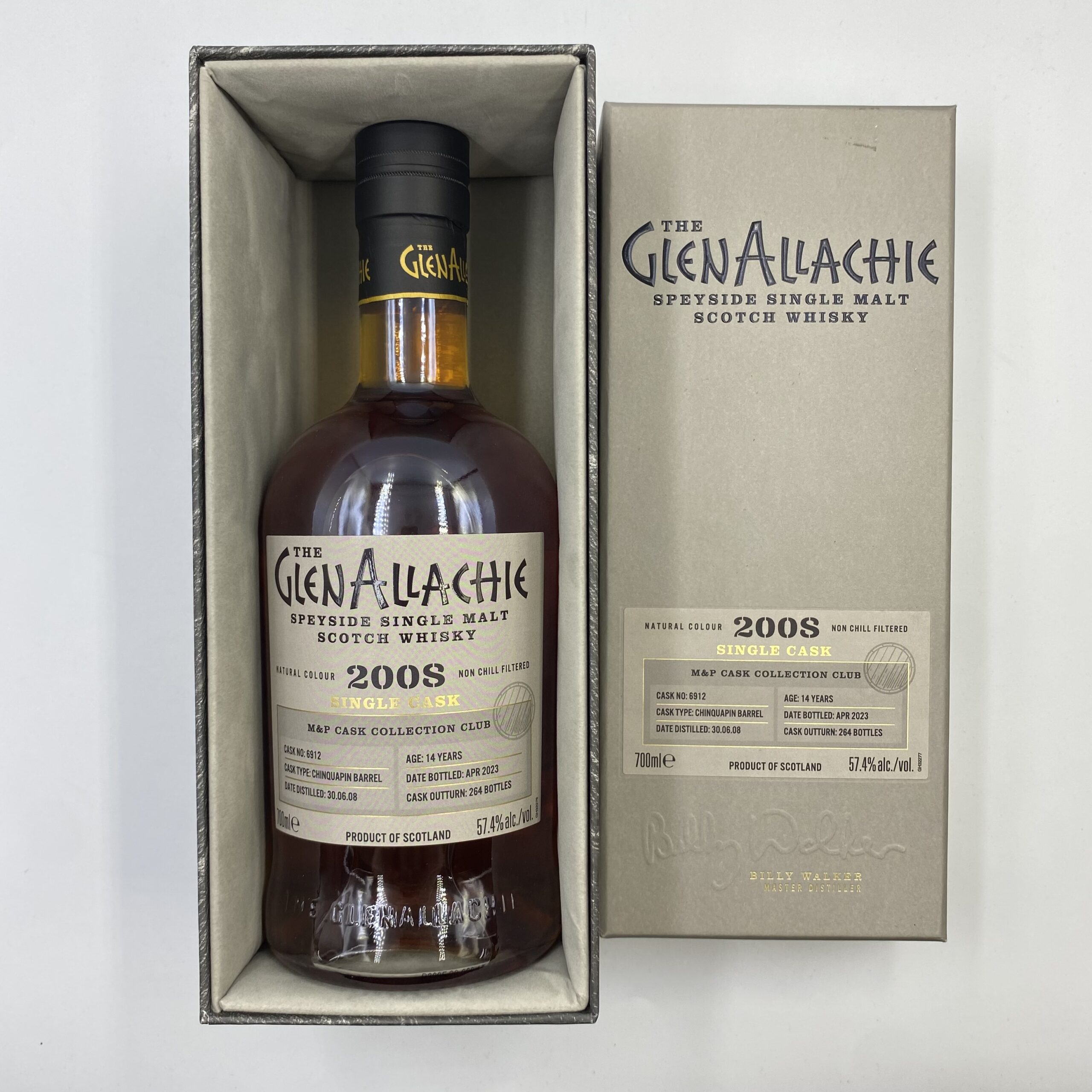 GLENALLACHIE 2008 CASK NO. 6912 57,4% 0,7L