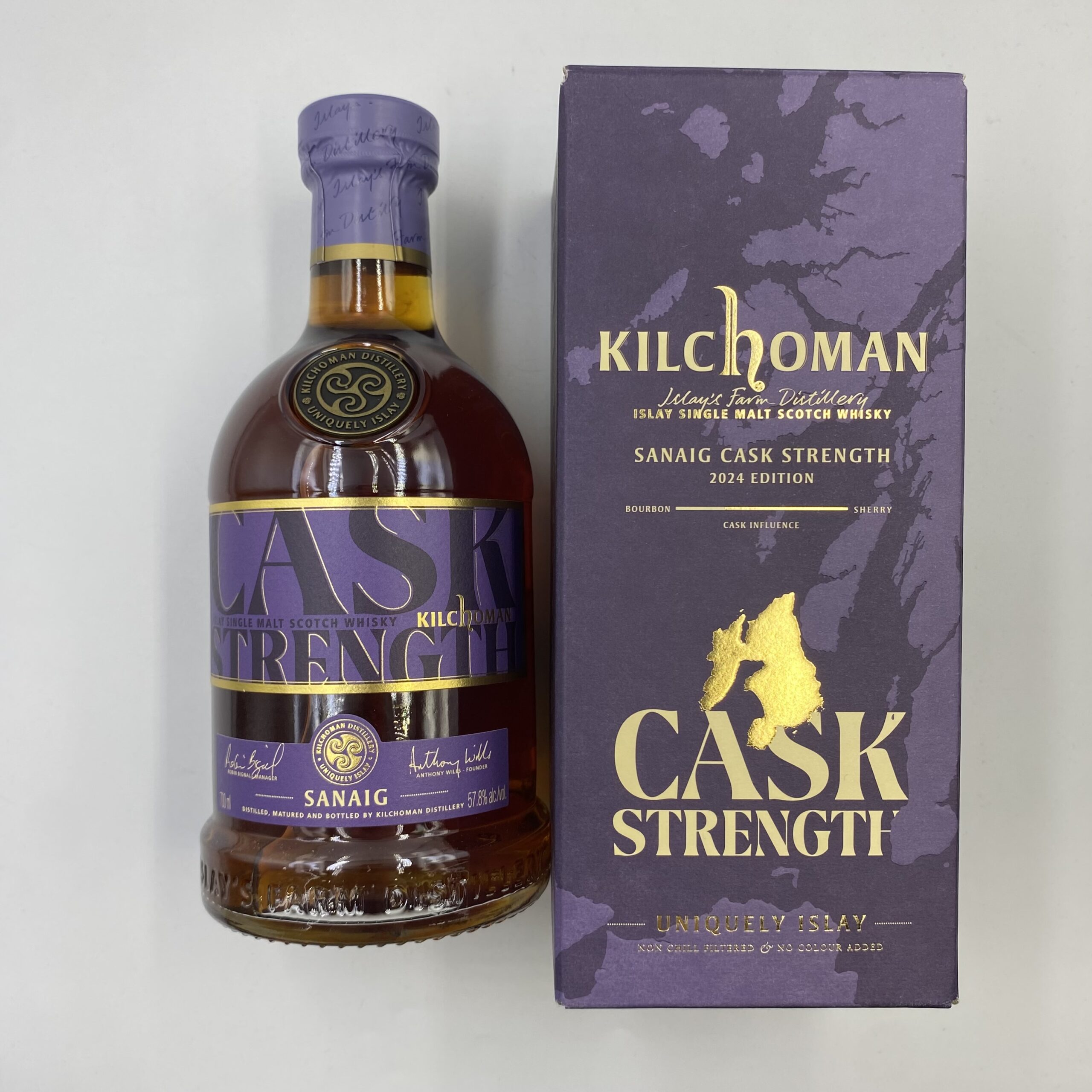 KILCHOMAN SINGLE MALT SANAIG CASK STRENGTH EDITION 2024 57,8% 0,7 L