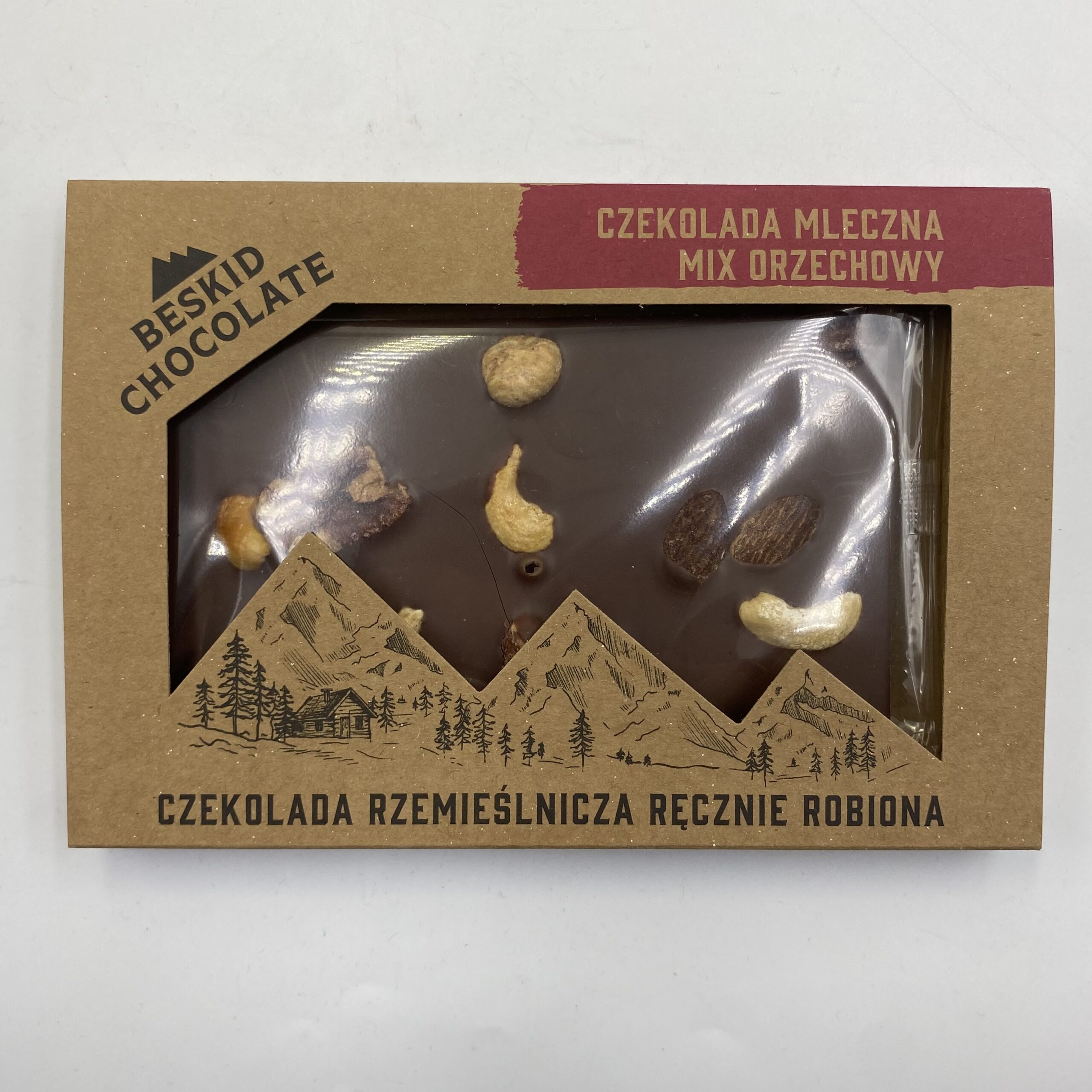 BESKID CHOCOLATE CZEKOLADA MLECZNA MIX ORZECHOWY 70 G