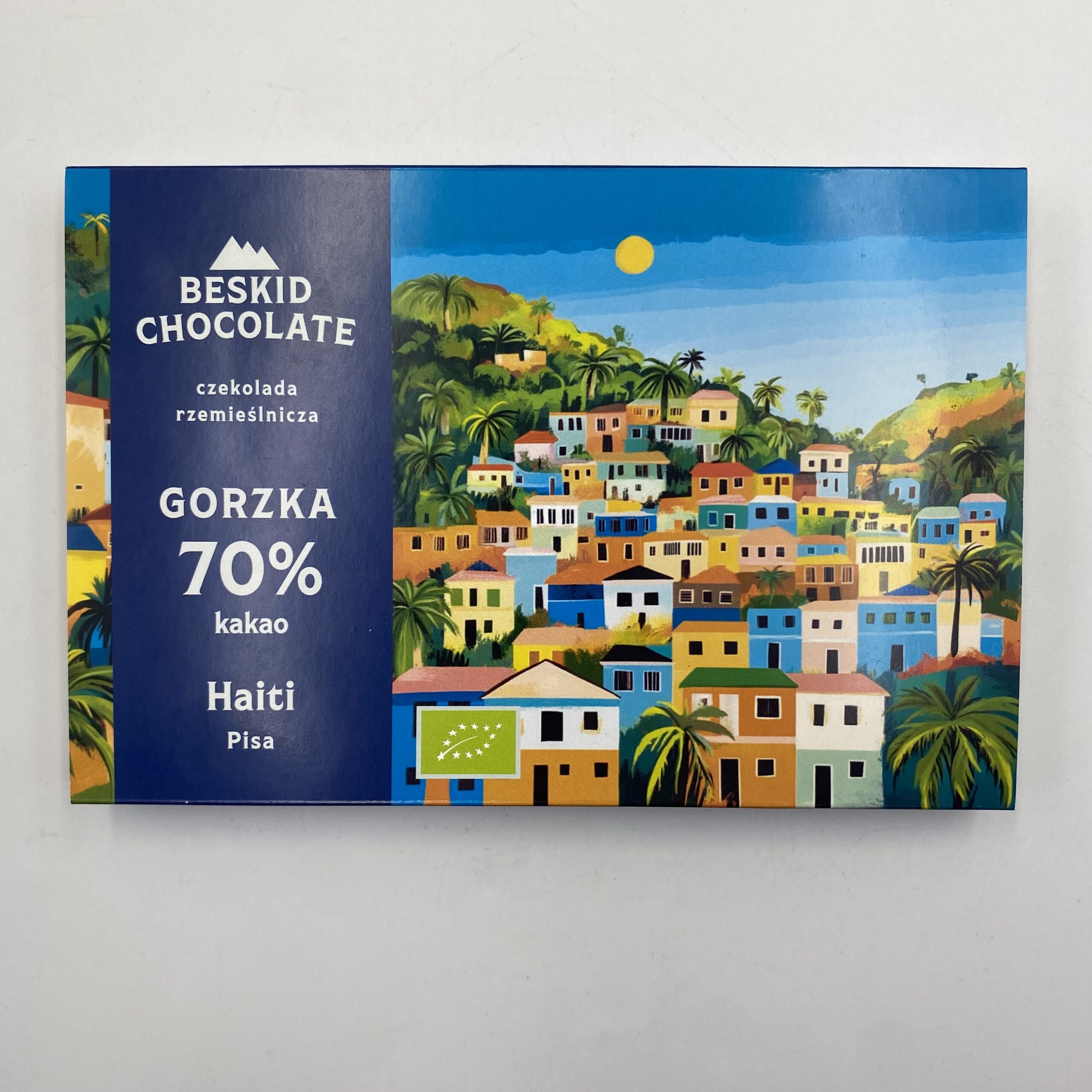 BESKID CHOCOLATE HAITI PISA GORZKA 70% 70G