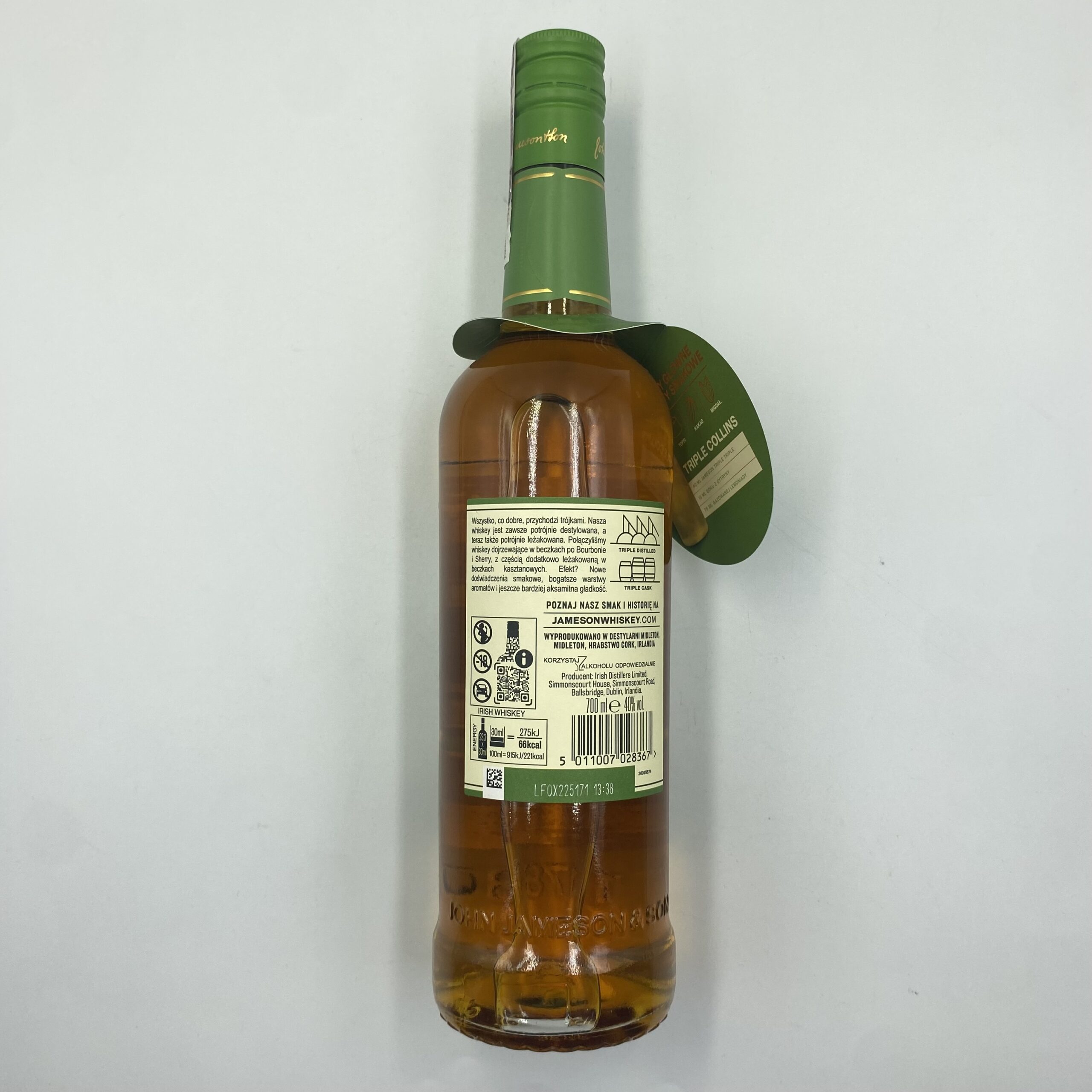 JAMESON TRIPLE TRIPLE 40% 0,7 L